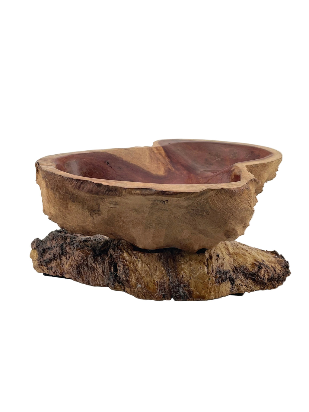 Red Mallee Wooden Burl Bowl