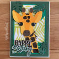 Giraffe Birthday Card