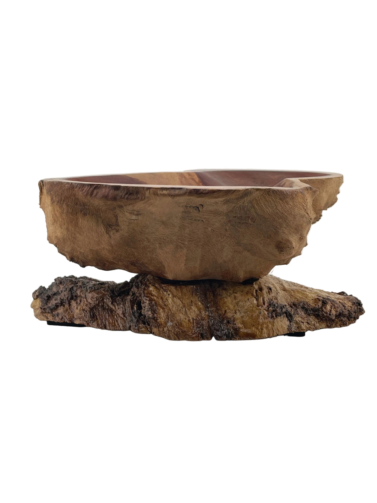 Red Mallee Wooden Burl Bowl