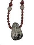Macrame Necklace - Seraphinite