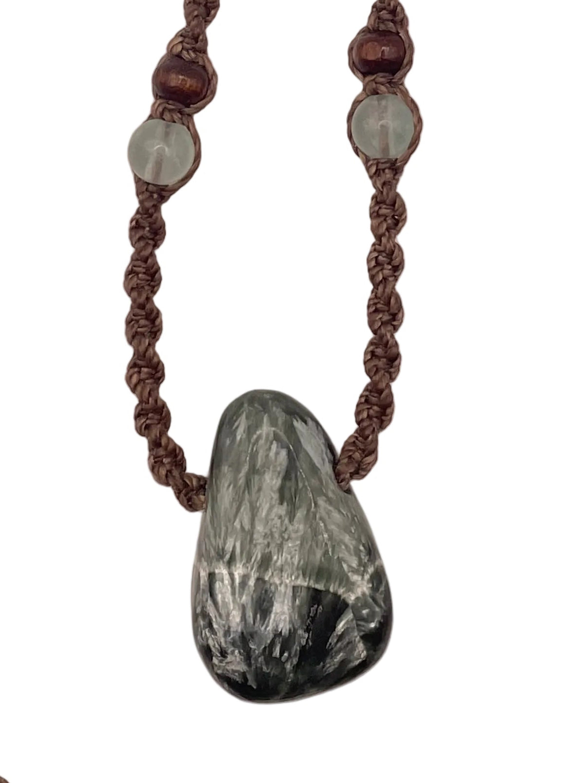 Macrame Necklace - Seraphinite