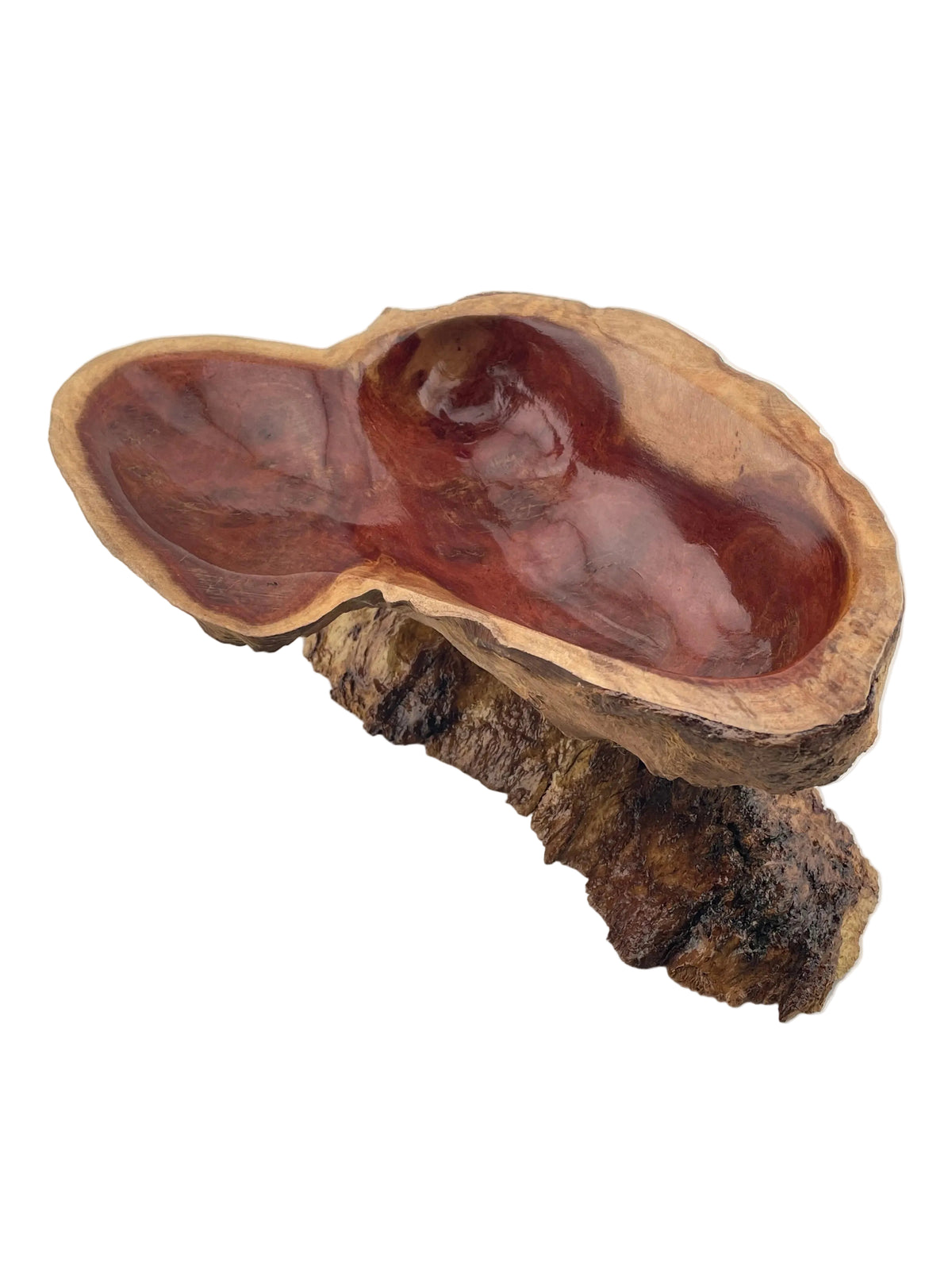 Red Mallee Wooden Burl Bowl