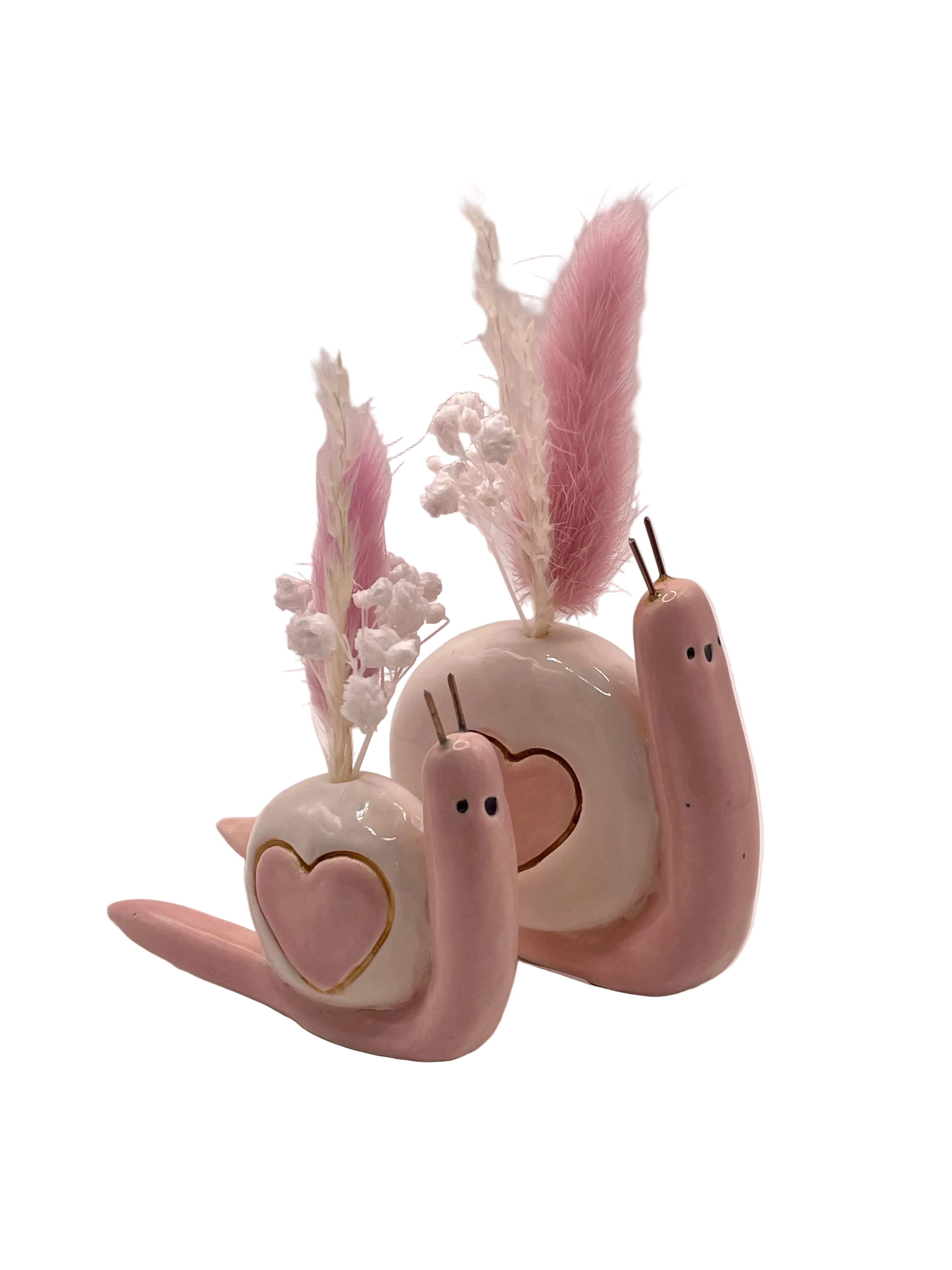 Ceramic snails - set of 2