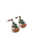 Polymer Clay earrings - Plants