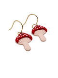 Polymer Clay earrings - Toadstools