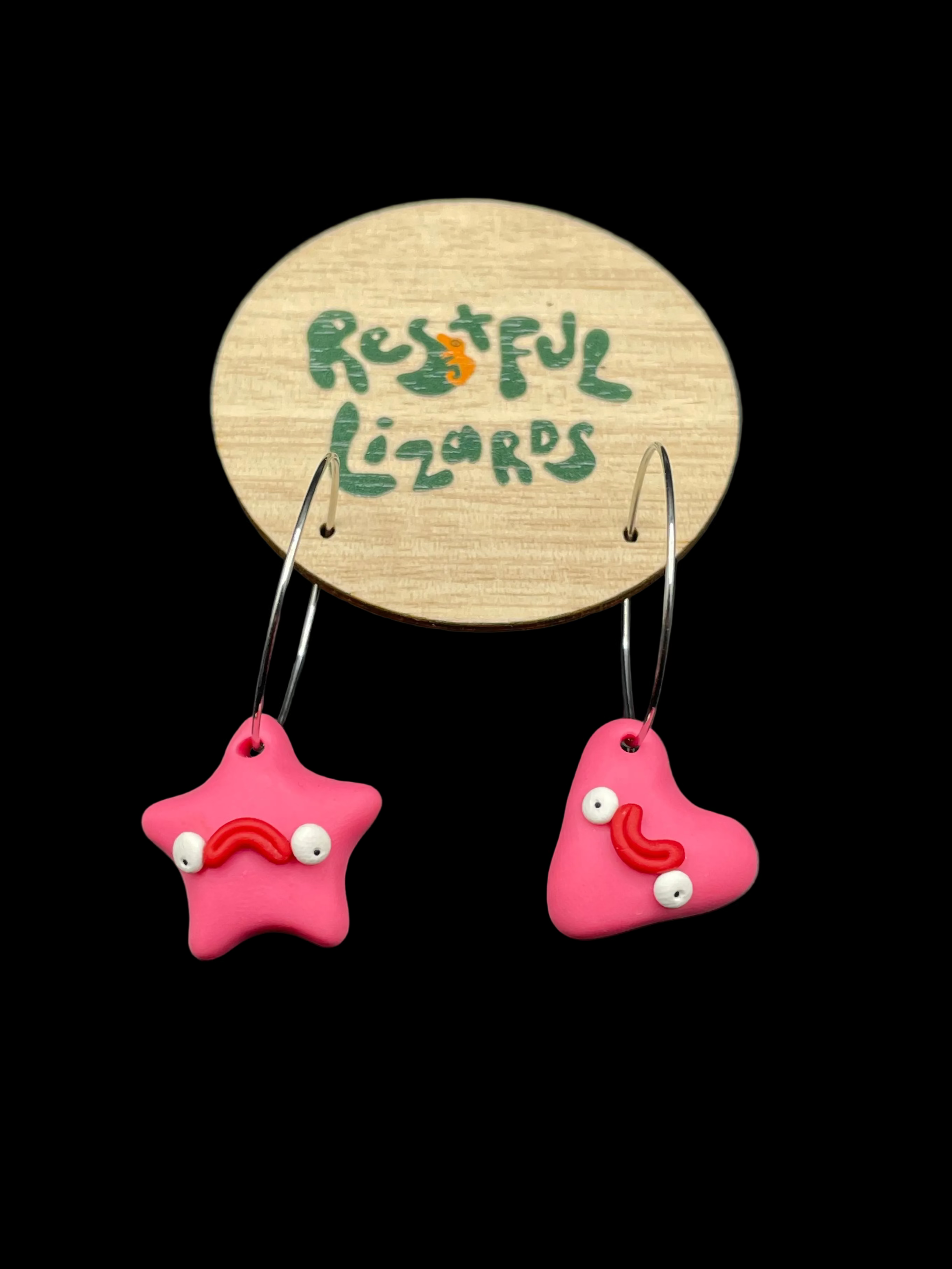Polymer Clay Earrings - Star