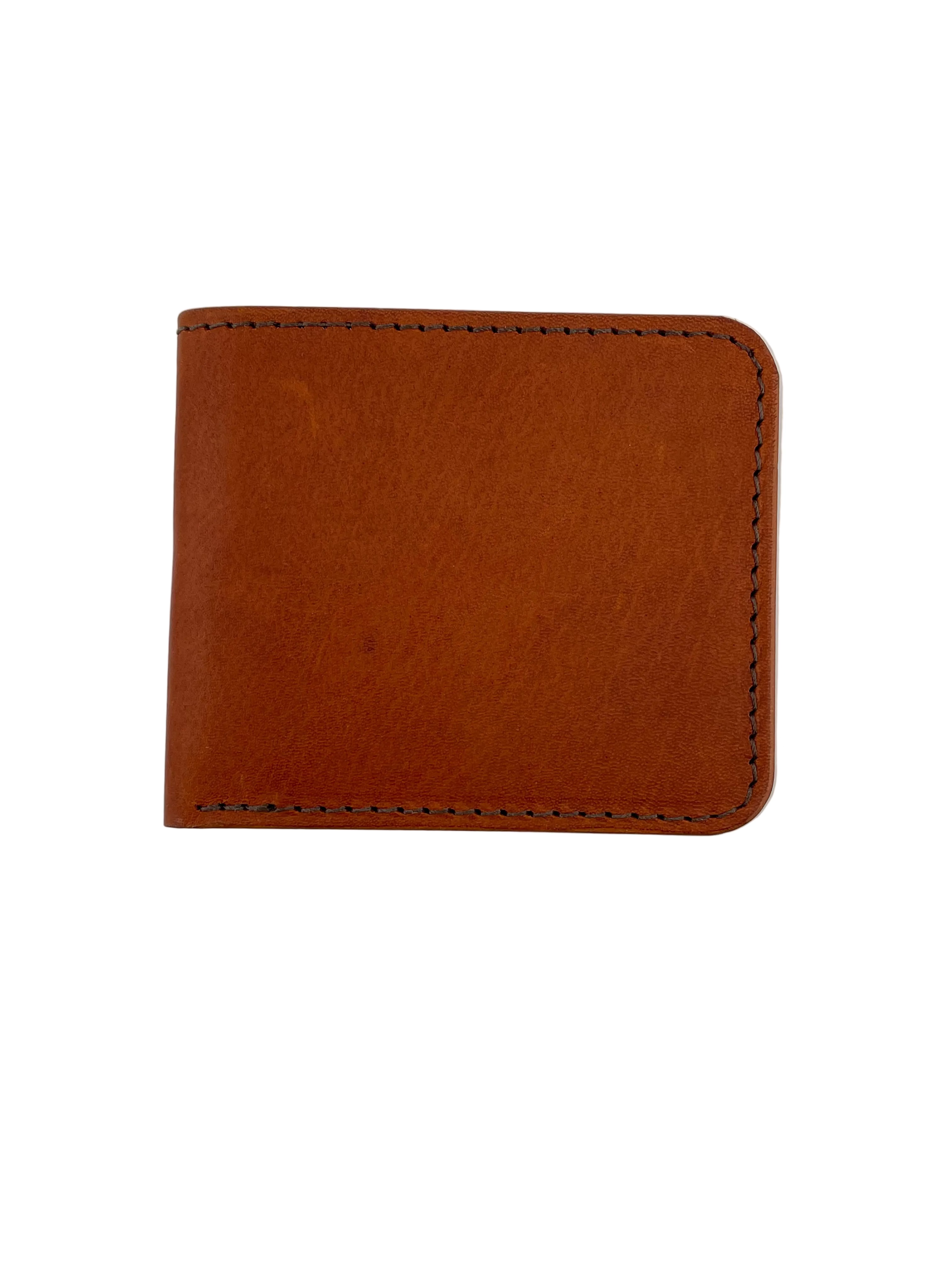 Leather Bill-Fold Wallet - Tan