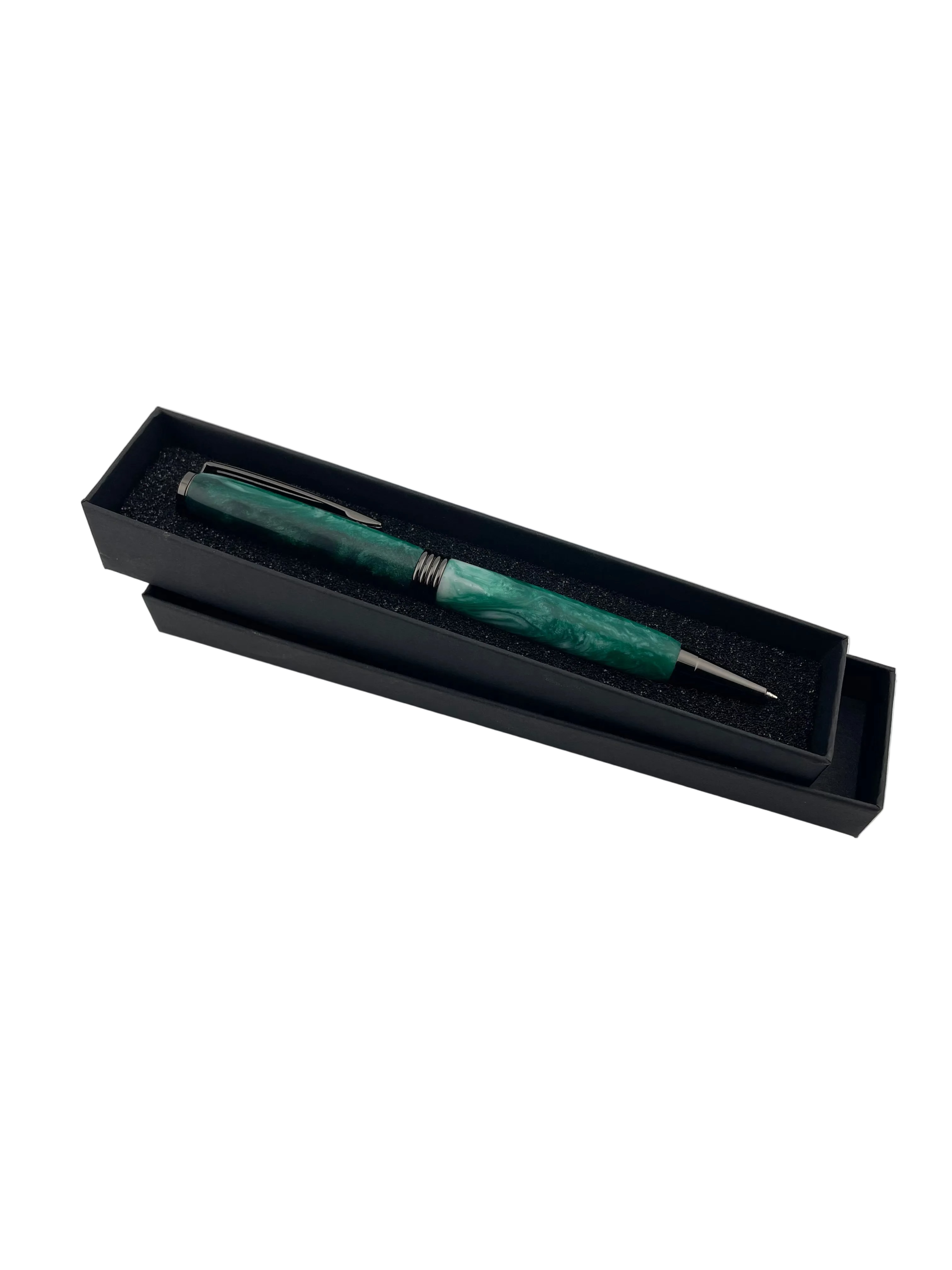 Pen - Green Cloud Resin