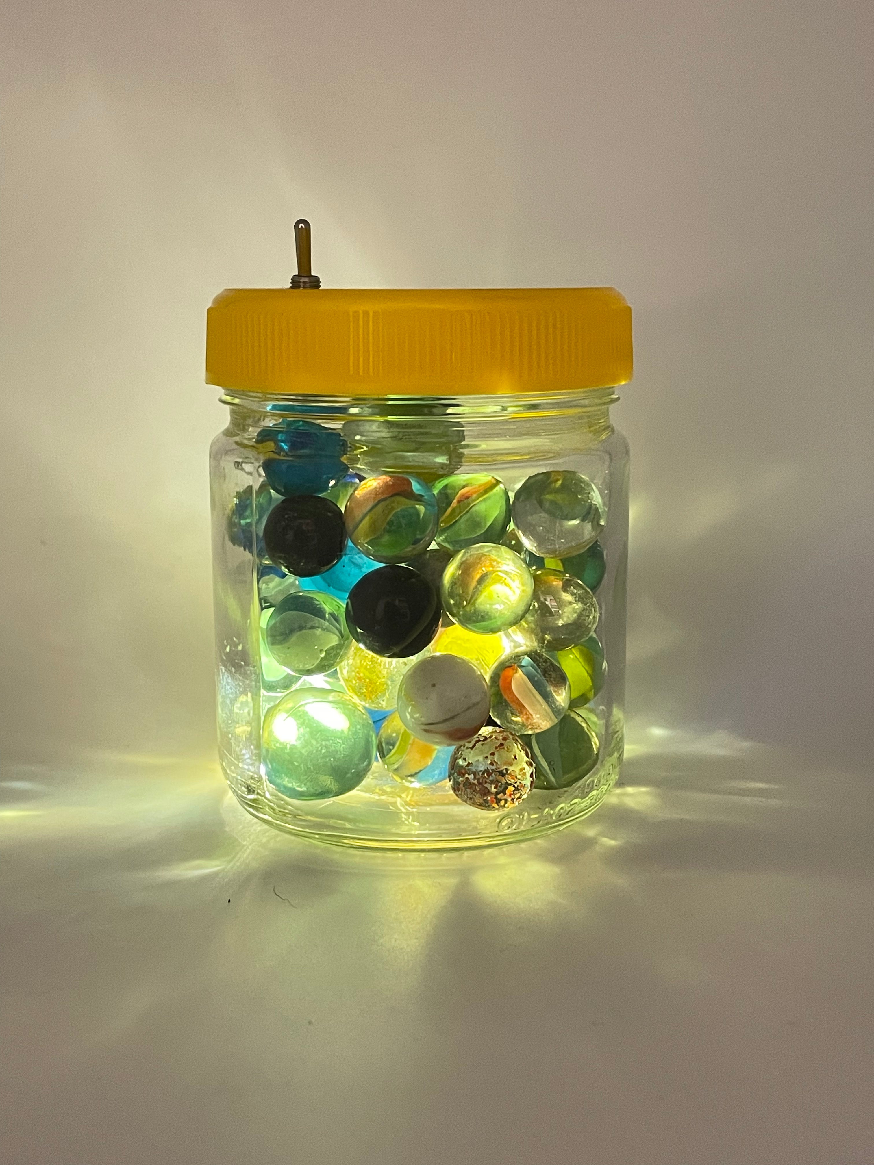 Light up Jar of Marbles
