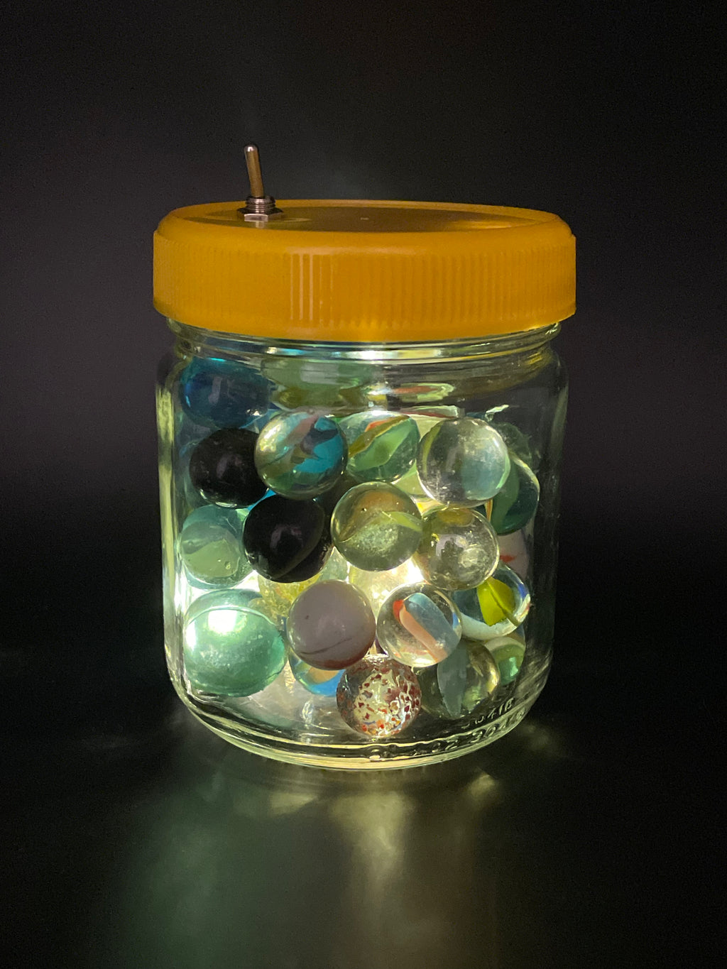 Light up Jar of Marbles