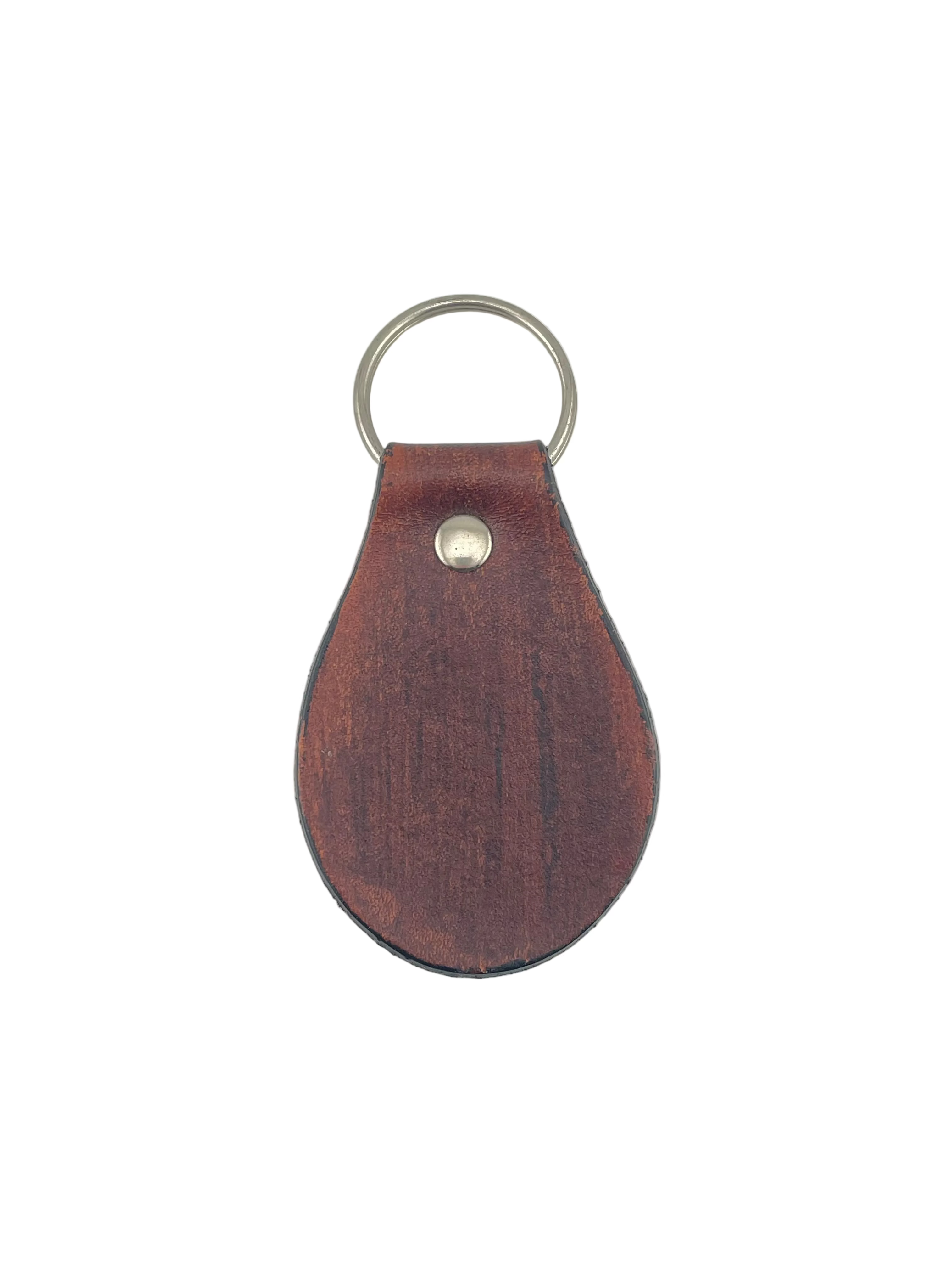 Leather keyring