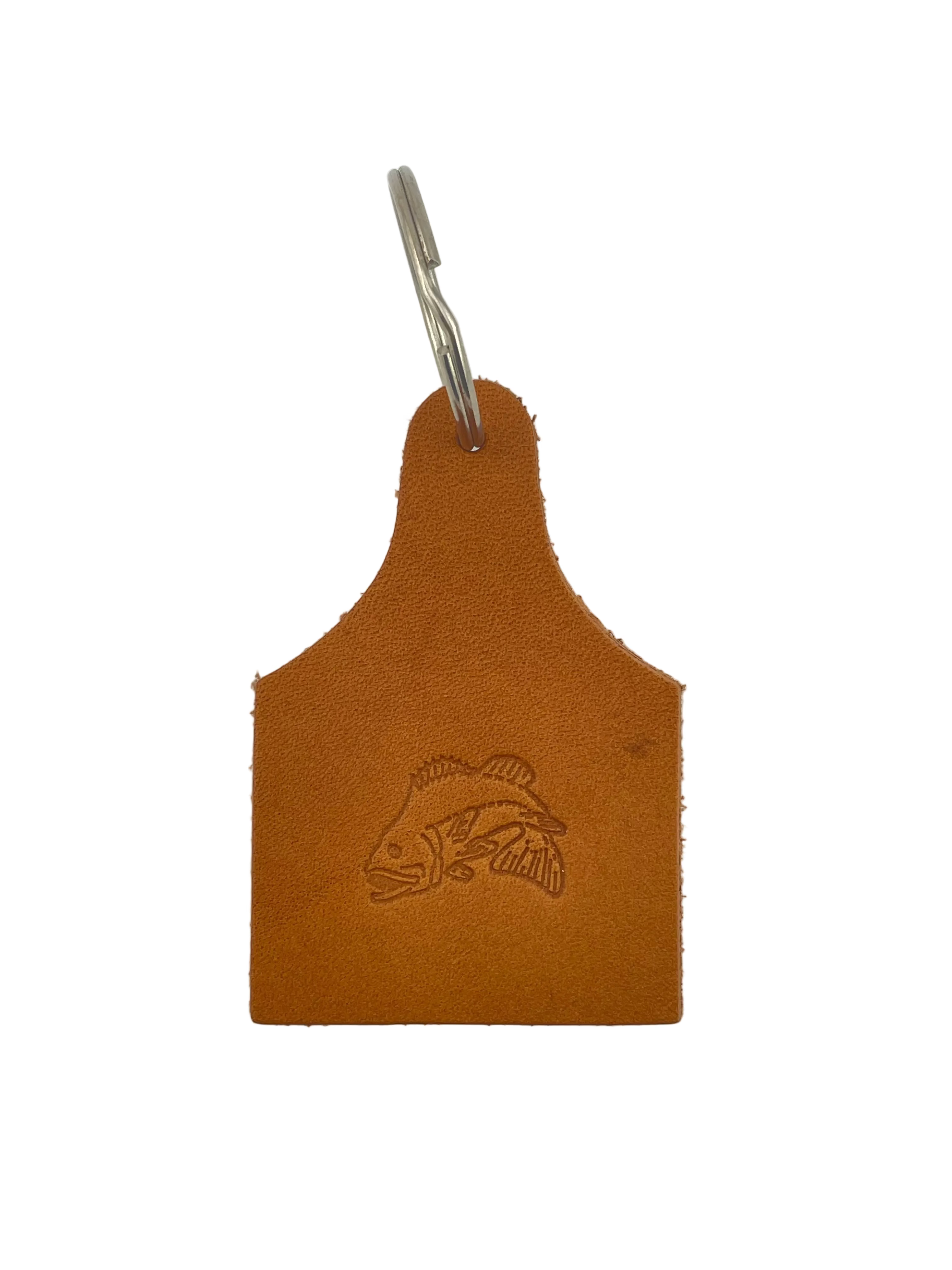 Leather keyring - Fish