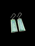 Copper - Enamel earrings