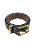 Leather belt - brown