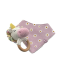 Bib and Rattle - Unicorn