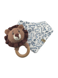 Bib and Rattle - Lion